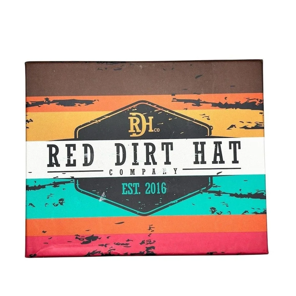 Red Dirt Hat Co Men's‎ Brown Bifold Wallet Genuine Leather